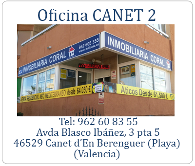 Inmobiliaria Coral Casa - Oficina Canet 2